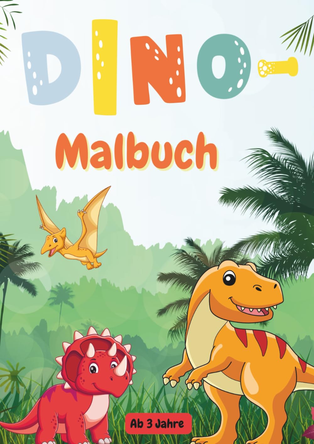 Dino- Malbuch für Kinder, DIN A4 (Malbücher für Kinder) Novels & Short Stories