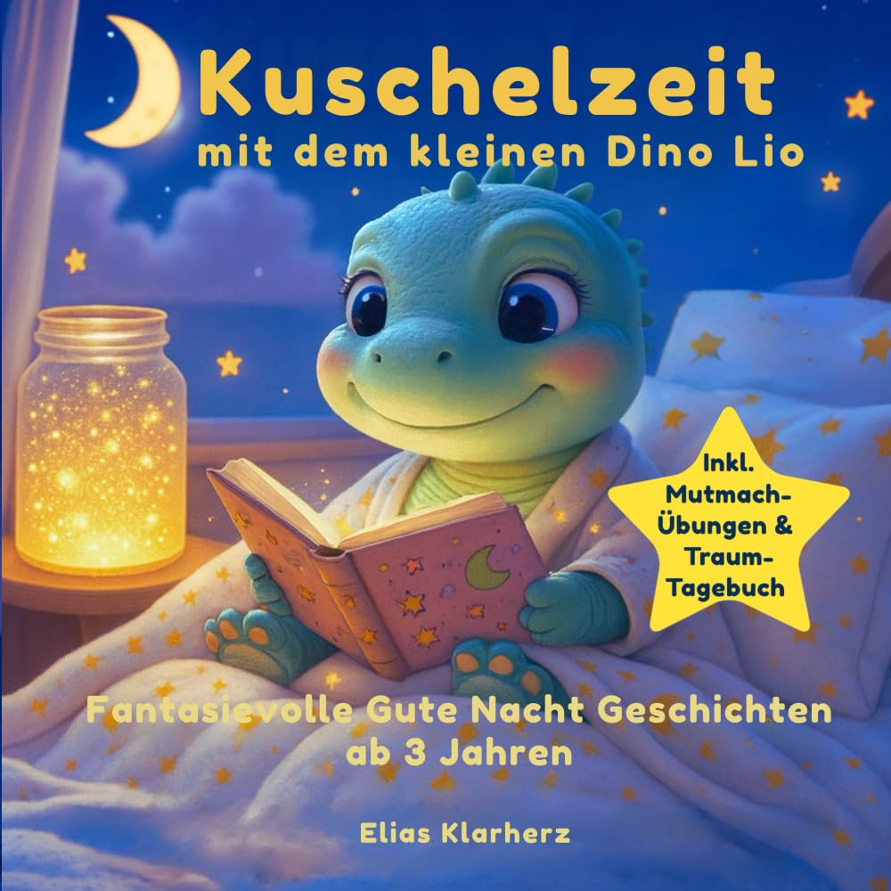 Kuschelzeit mit dem kleinen Dino Lio!: Dein kleiner Freund für die Nacht: Liebevolle Gute-Nacht-Geschichten, die dir Mut machen und dich sanft ins ... begleiten. Inklusive Traum-Tagebuch. Non-fiction