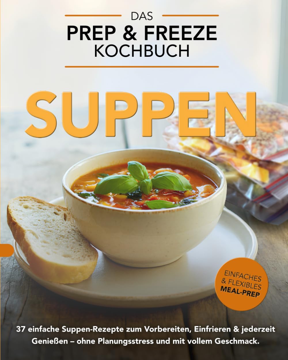 Prep & Freeze Suppen – Meal-Prep neu gedacht: 37 einfache Suppenrezepte zum Vorbereiten, Einfrieren & jederzeit Genießen. Schnell, gesund und voller Geschmack – perfekt für Familien & Berufstätige. Cooking & Enjoying