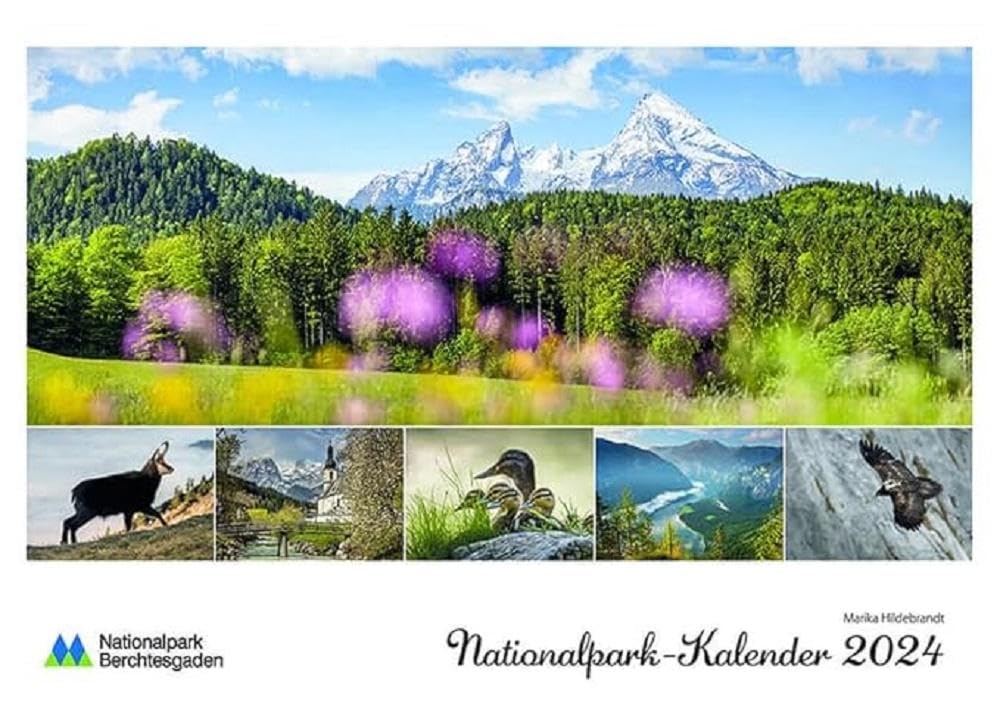 Nationalpark Berchtesgaden Kalender 2024: Mit Mondphasen, Feiertagen und Infotexten Travel