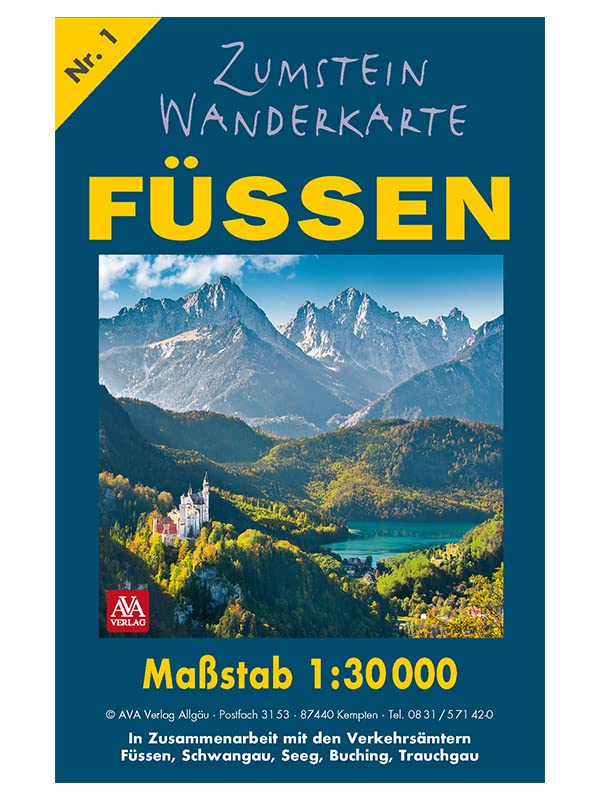 Zumstein Wanderkarte Füssen (Zumstein Wanderkarten) Maps & Plans