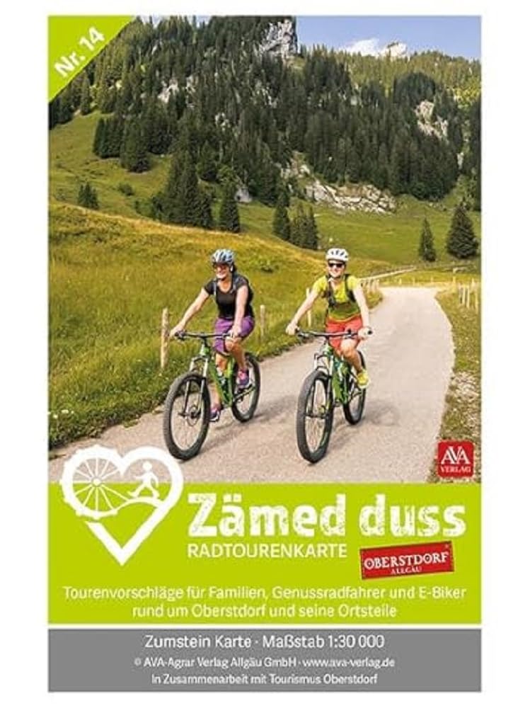 Zämed duss: Radtourenkarte Maps & Plans