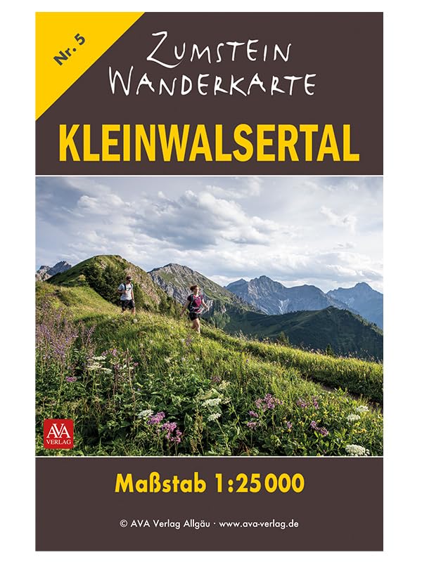 Zumstein Wanderkarte Kleinwalsertal Maps & Plans