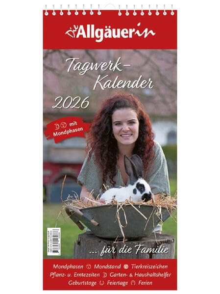 Tagwerkkalender 2026: Die Allgäuerin Leisure, Home & Garden