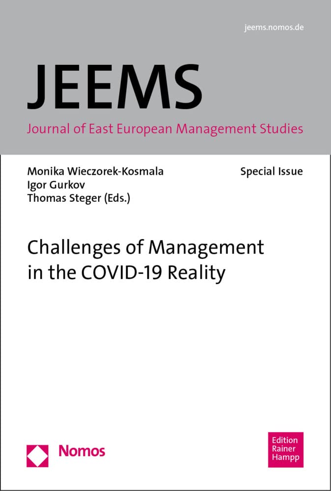 Challenges of Management in the COVID-19 Reality: Journal of East European Management Studies (JEEMS) – Special Issue Law