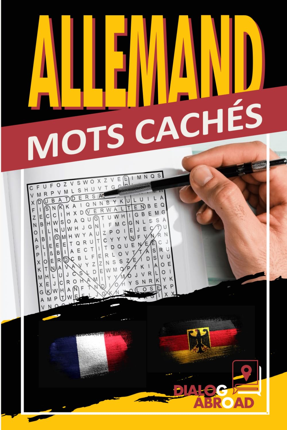 Allemand mots cachés: Mots cachés bilingues français-allemand book