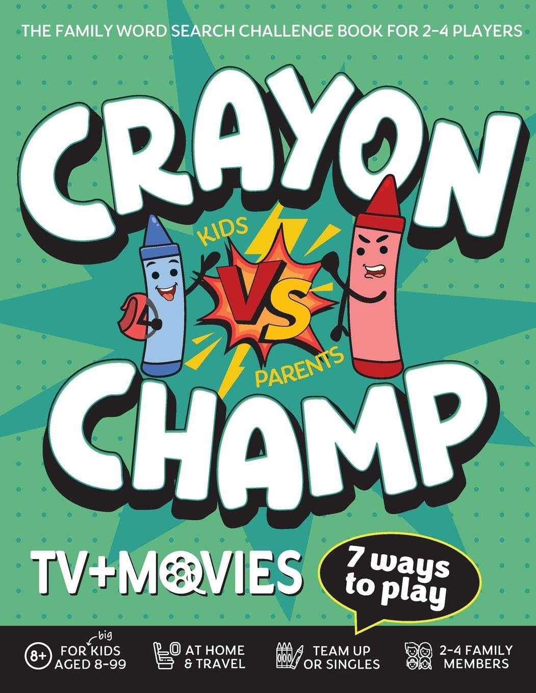 Crayon Champ Kids vs Parents TV and Movies Books