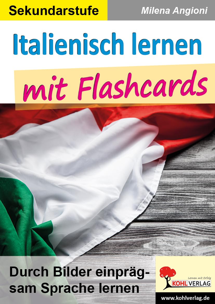 Italienisch lernen mit Flashcards: Durch Bilder einprägsam Sprache lernen Foreign Languages ​​& Dictionaries