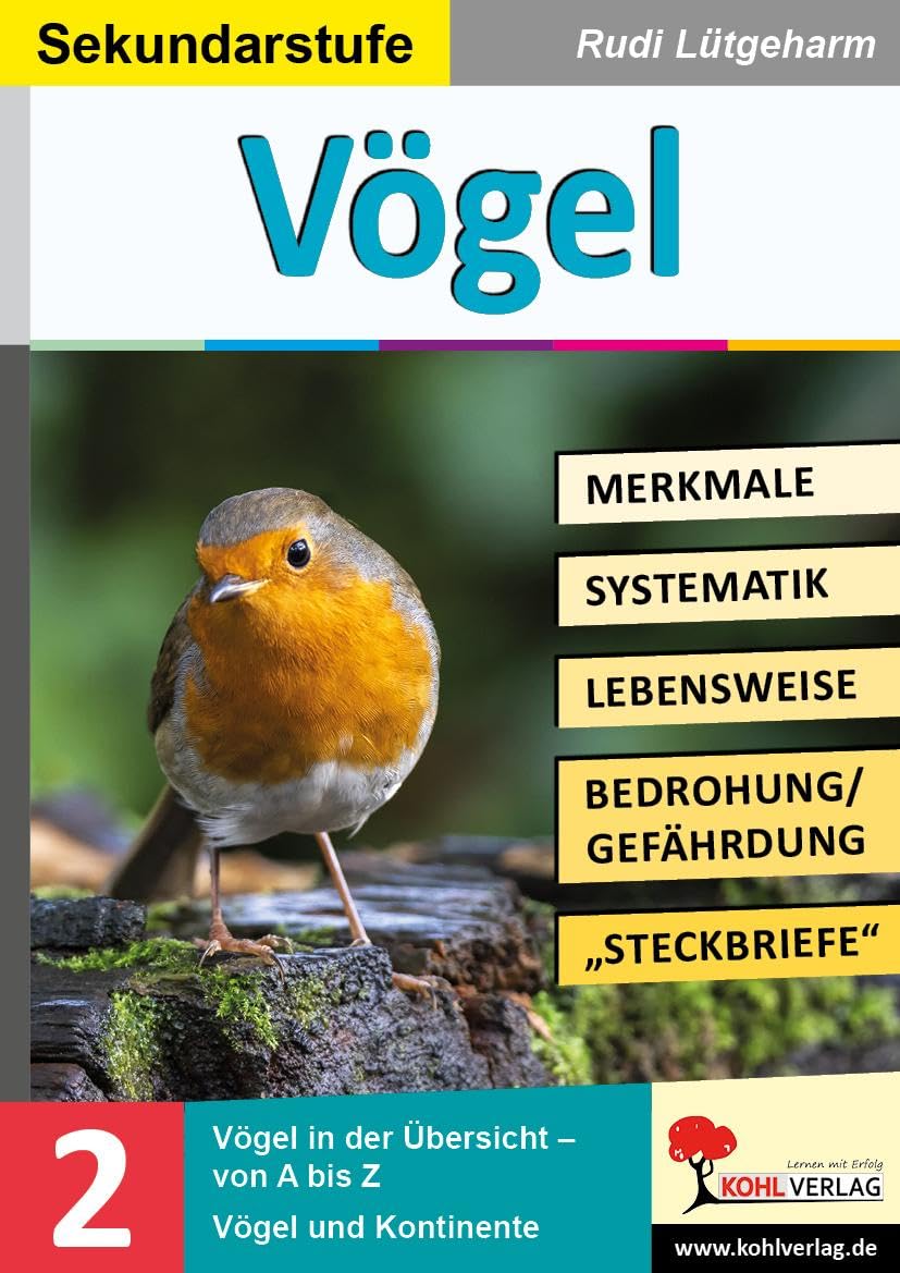 Vögel - Merkmale, Lebensraum, Systematik: Übersichtliche Kopiervorlagen für die Sekundarstufe General education