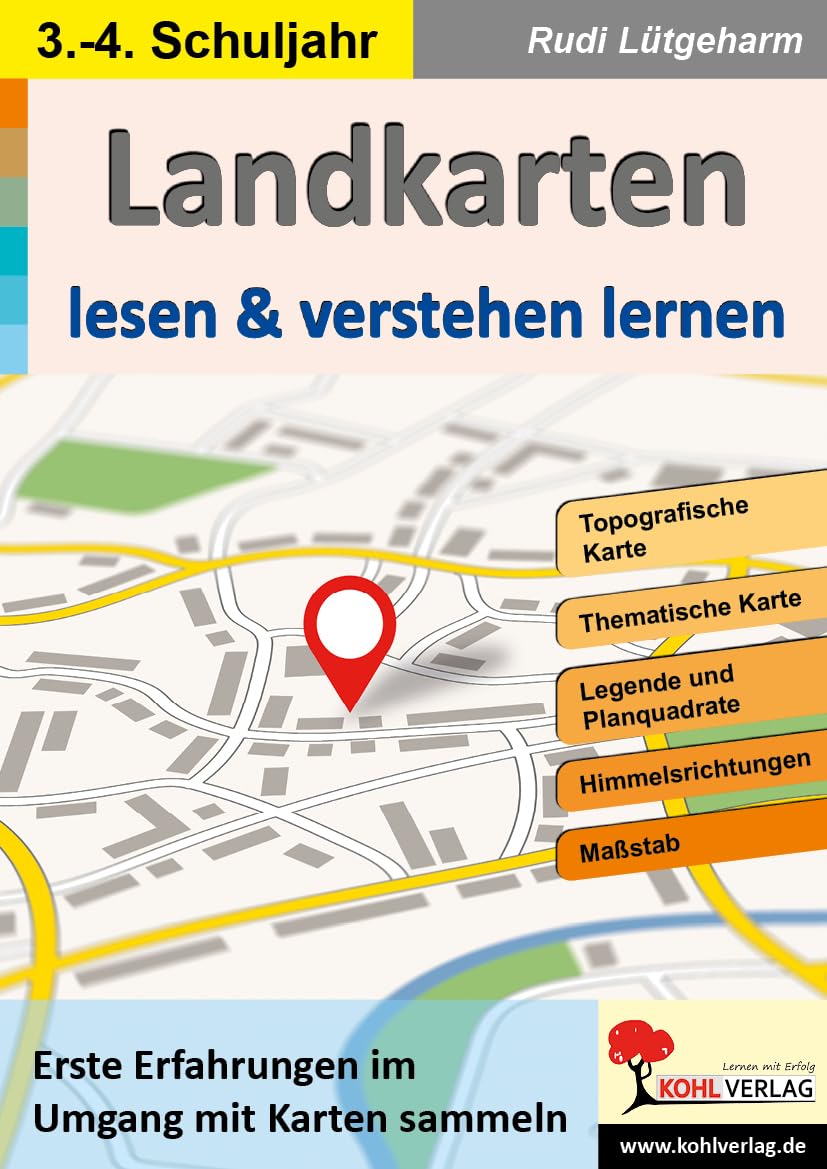 Landkarten lesen & verstehen lernen Learning & Reference
