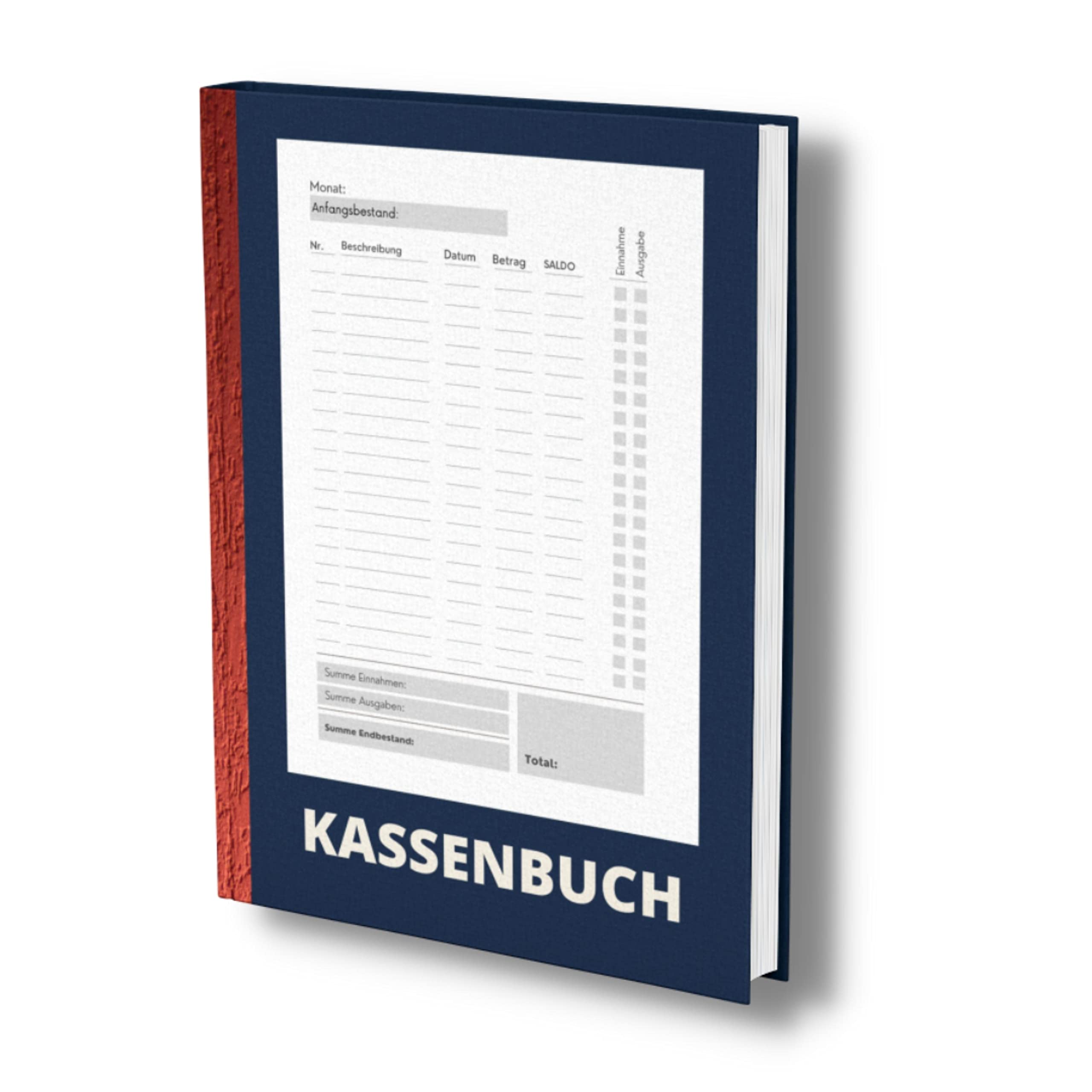 Kassenbuch: A5 Blau- Einfaches Einnahmen und Ausgaben Buch für Einzelunternehmer, Selbständige und Vereine. Auch als Haushaltsbuch geeignet. Über 2000 ... Mwst. (Kassenbuch Kleinunternehmer, Band 4) Self-help