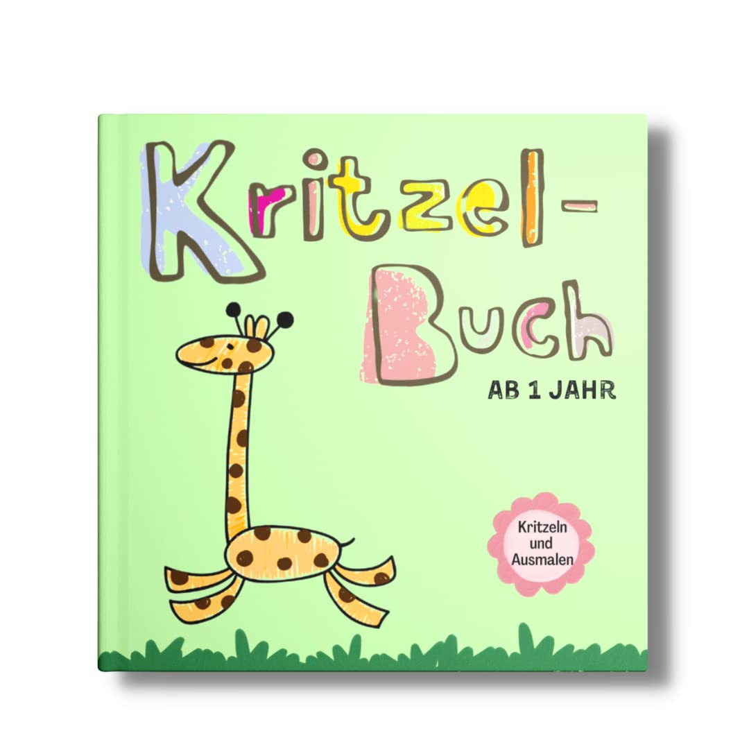 Kritzelbuch ab 1 Jahr XXL: Supersüße & einfache Motive zum Ausmalen und Kritzeln- Mein erstes Malbuch- Egal ob 1 Jahr, 2 Jahre oder 3 Jahre. Parents & Children