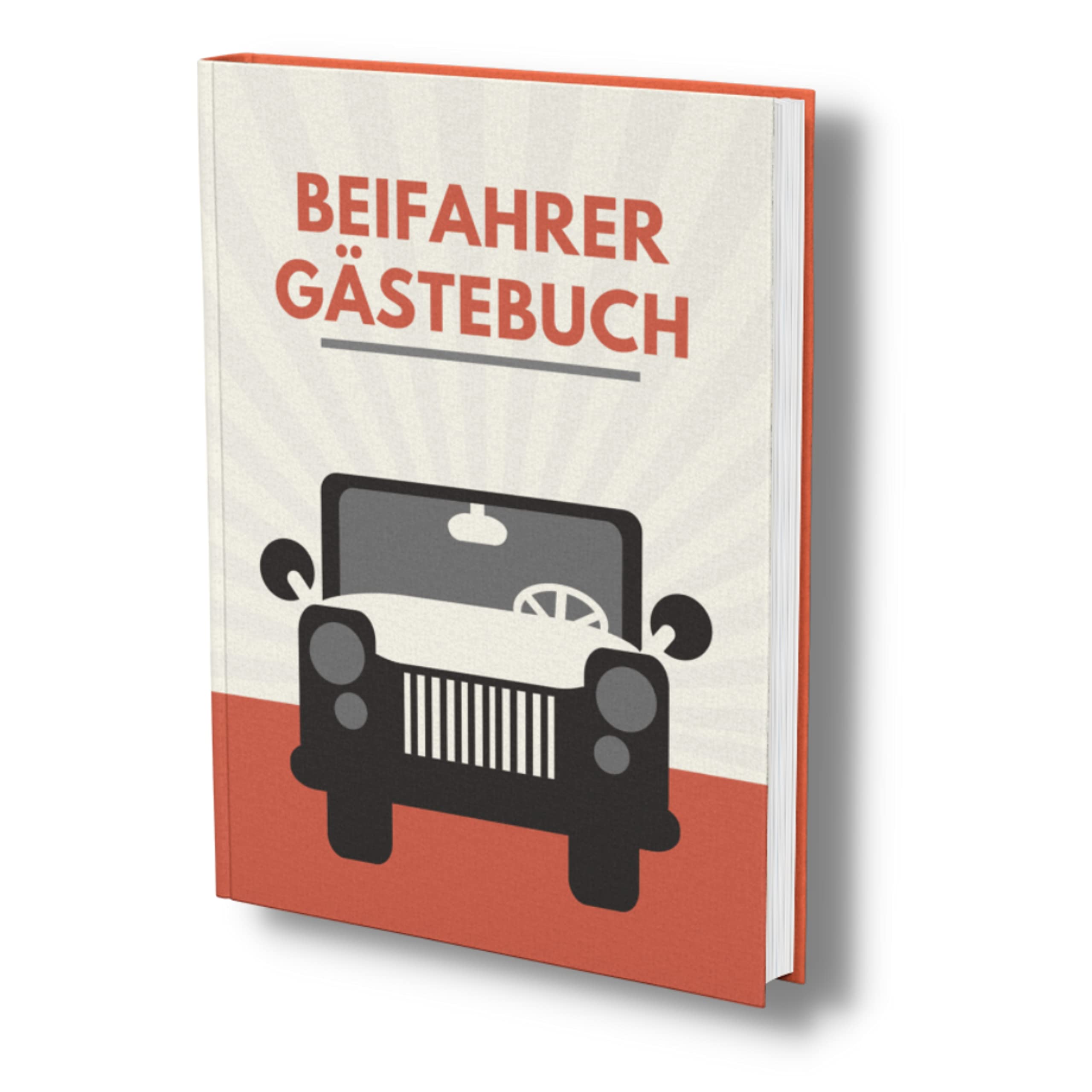 Beifahrer Gästebuch: Mitfahrer bewerten die Autofahrt. Eine Geschenkidee zur bestandenen Führerscheinprüfung & als Fahranfänger Geschenk. Partnership & Love