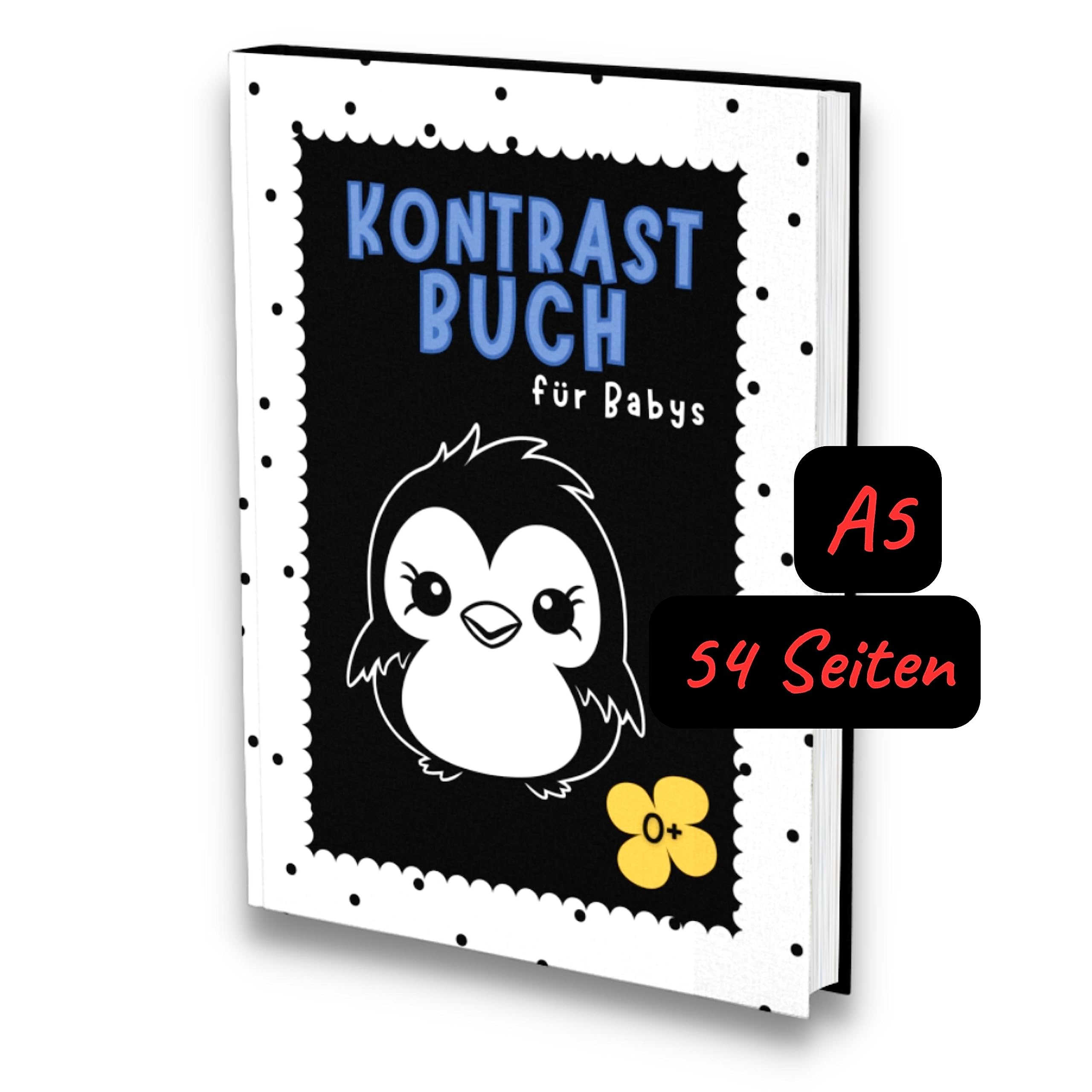 Kontrastbuch Baby: Ein schwarz-weiß Fokusbuch, zur Förderung der visuellen Entwicklung ab 0-6 Monaten. Mit wunderschönen Motiven und kontrastreichen Bildern. Parents & Children