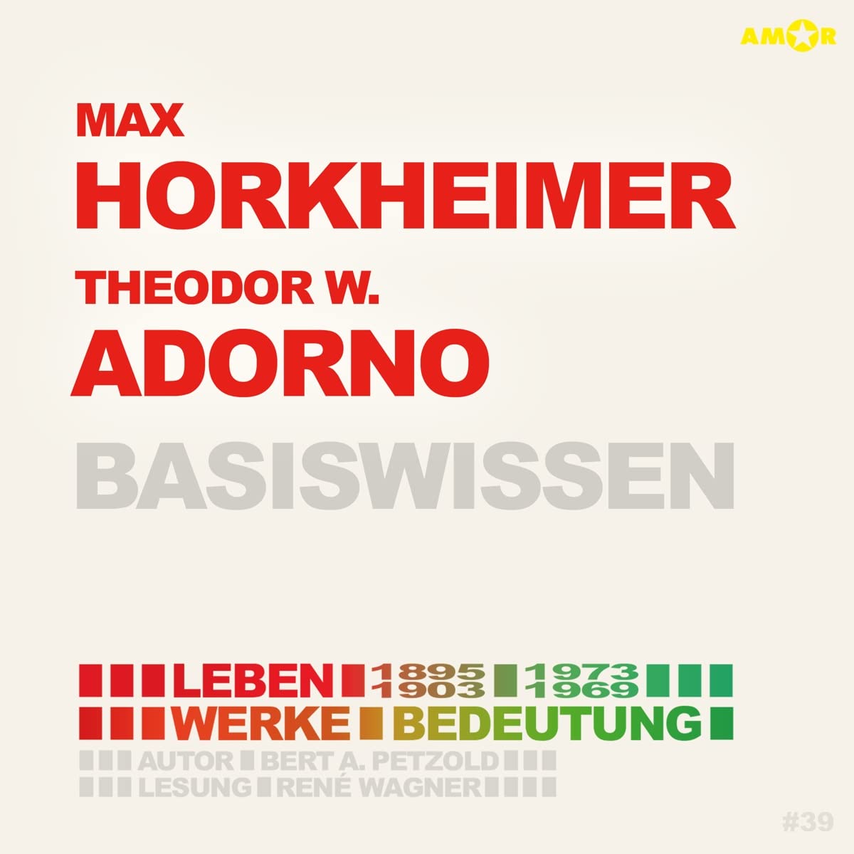 Max Horkheimer und Theodor W. Adorno – Basiswissen: Leben (1895–1973) und (1903–1969), Werke, Bedeutung (Basiswissen. Ereignisse. Personen. Zusammenhänge.: Präzise, verständlich und unterhaltsam.) Contemporary literature Books