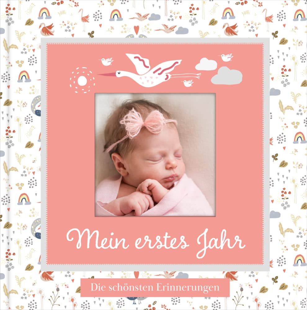 Babyalbum mit Fensterausschnitt für das 1. Lebensjahr zum Eintragen der schönsten Momente und Erinnerungen mit Platz für Fotos | für Mädchen Essays & Short Stories