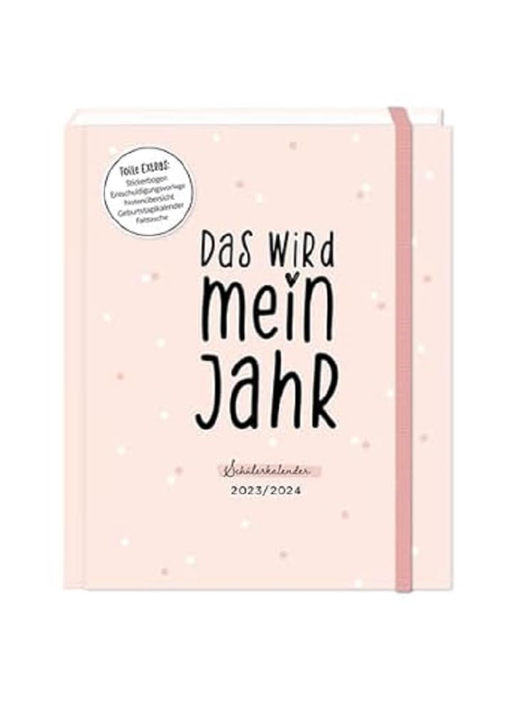 Schülerkalender 2023 / 2024 Das wird mein Jahr: Terminplaner Hardcover Living & Furnishing