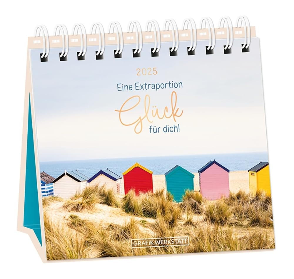 Tischkalender 2025 Extraportion Glück: Tischkalender book