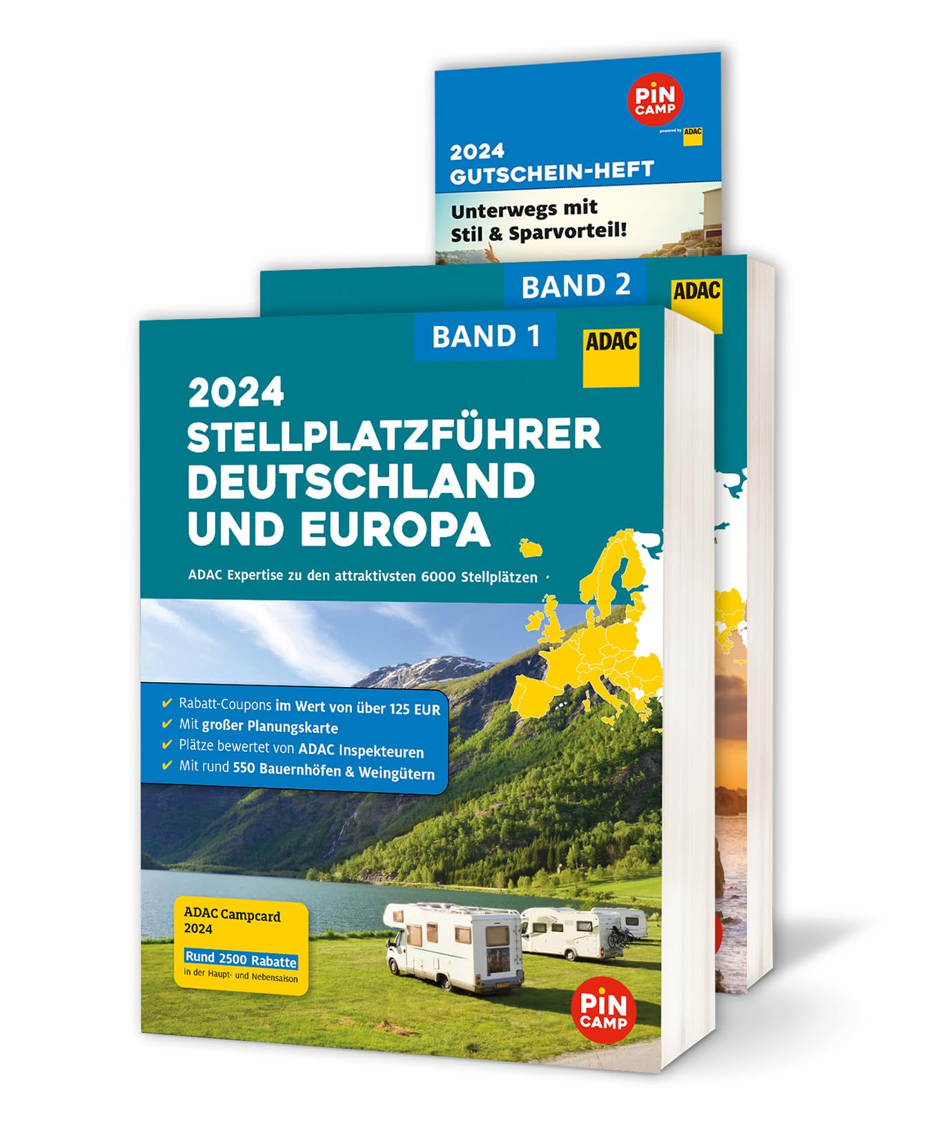 ADAC Stellplatzführer 2024 Deutschland und Europa Leisure, Home & Garden
