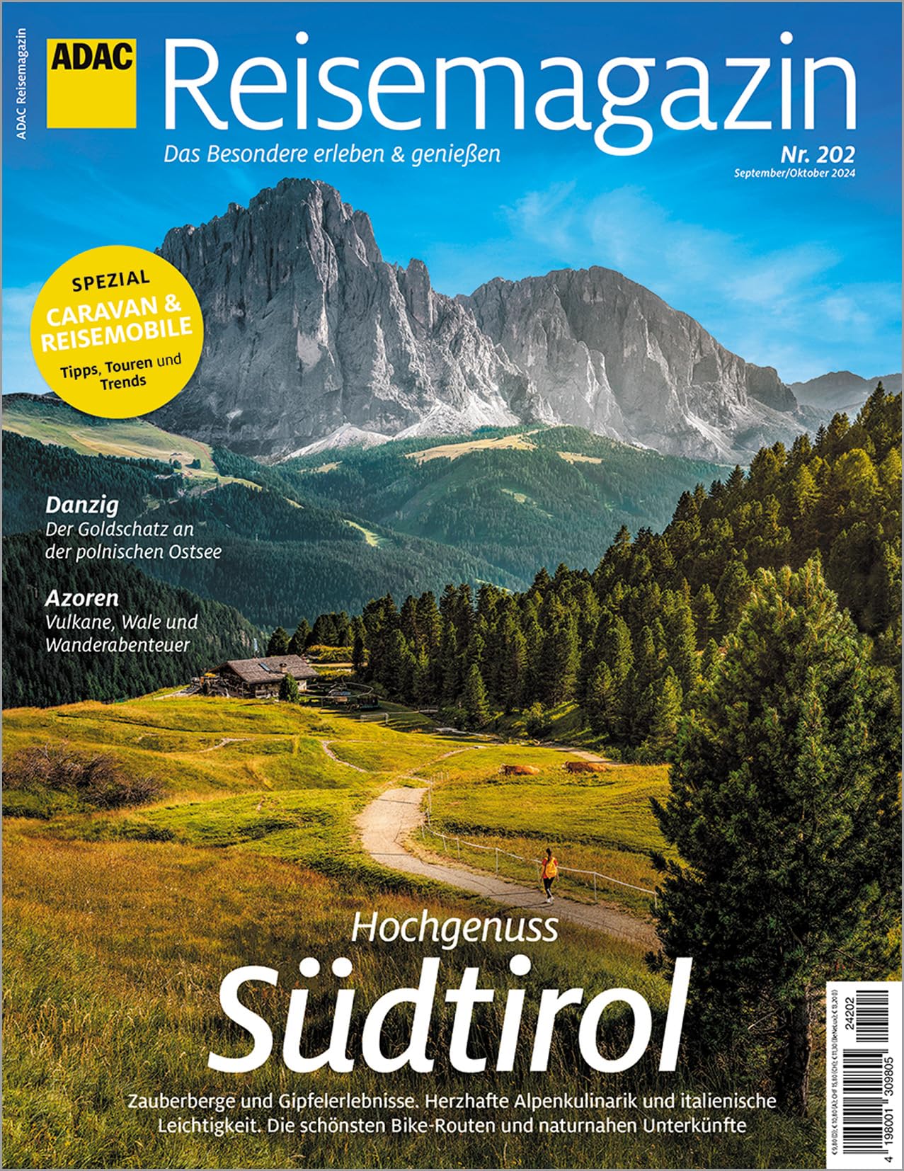 ADAC Reisemagazin mit Titelthema Südtirol Leisure, Home & Garden