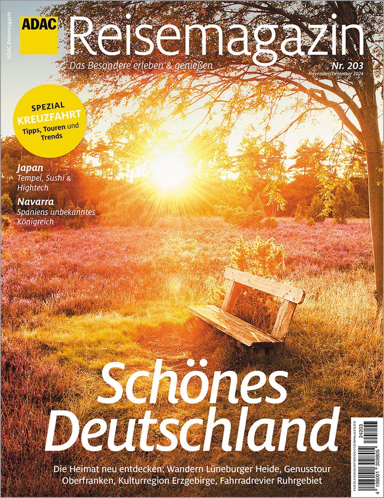 ADAC Reisemagazin mit Titelthema Schönes Deutschland Leisure, Home & Garden