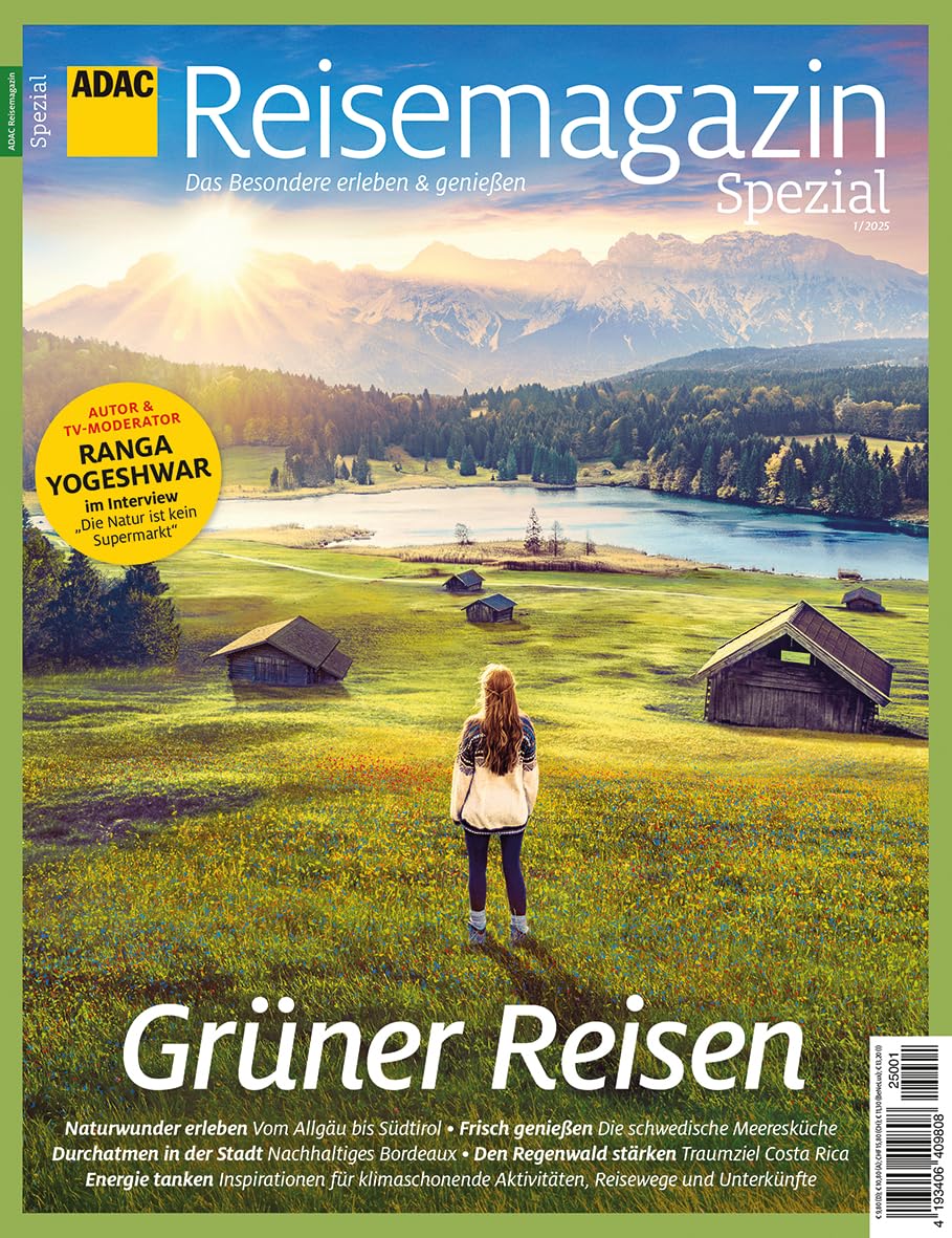 ADAC Reisemagazin mit Titelthema Grüner Reisen Leisure, Home & Garden