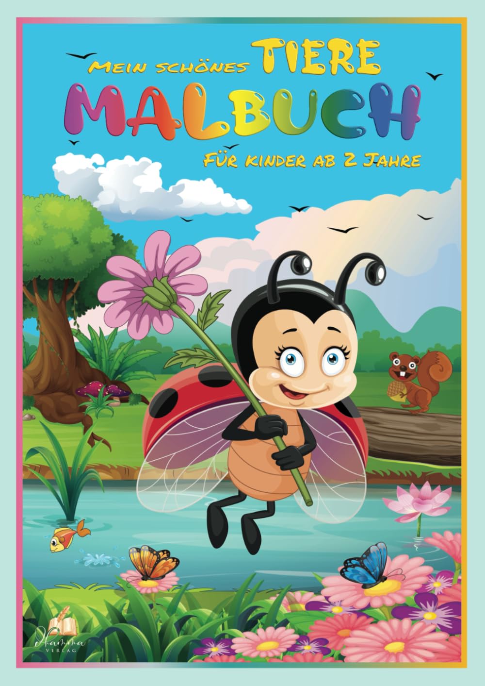 Mein schönes Tiere Malbuch für Kinder ab 2 Jahre: 50 süße Tiermotive als Malvorlagen zum kunterbunten Ausmalen. Film, Art & Culture