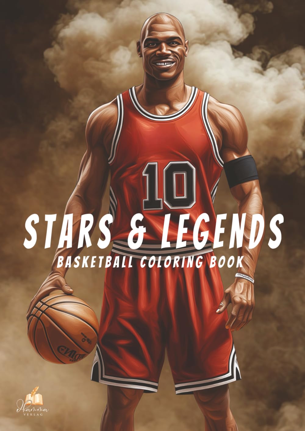 Basketball Coloring Book - STARS & LEGENDS: 55 authentic b&w illustrations of current and former champions from America's top professional league. Leisure & Fun