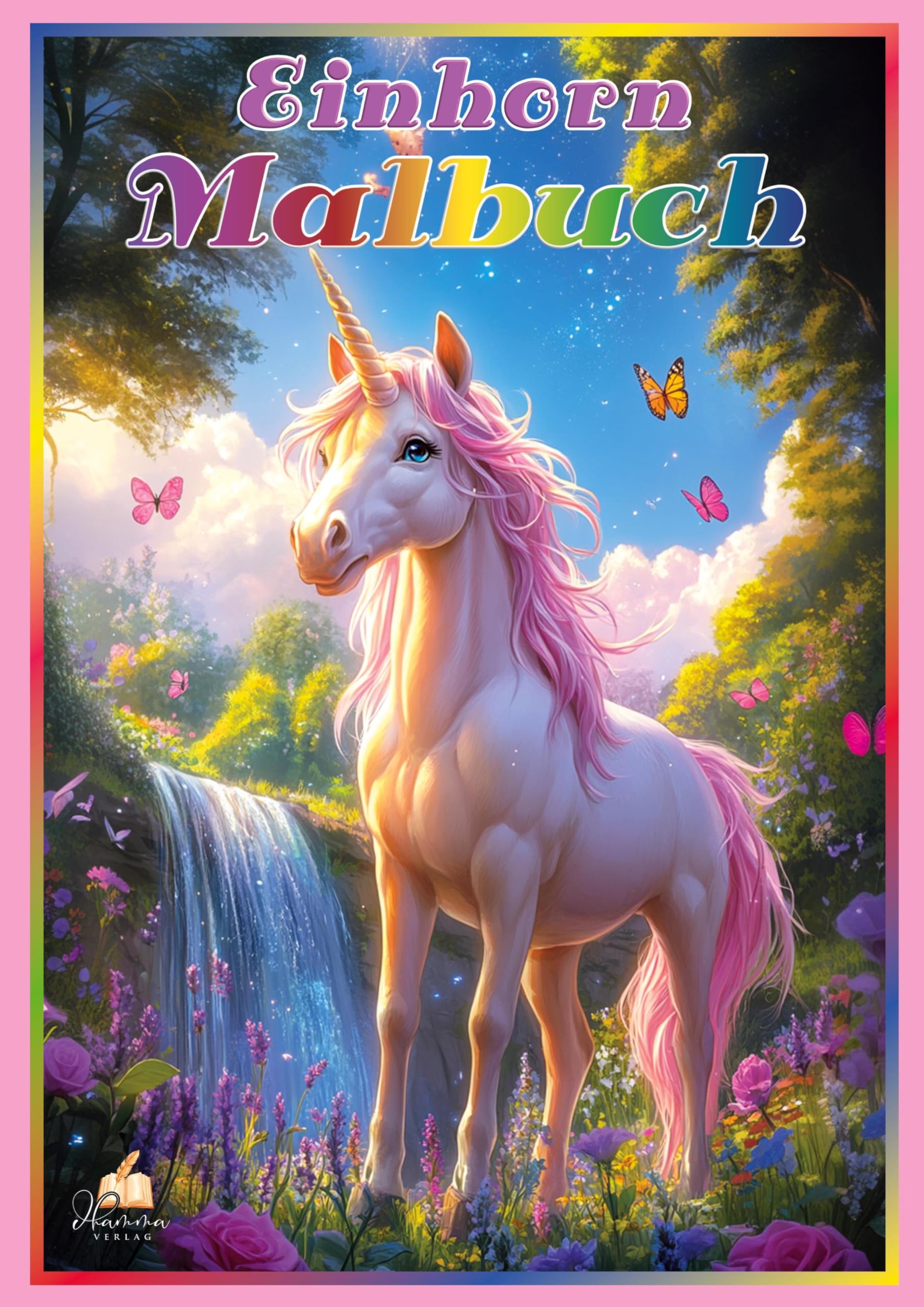 Einhorn Malbuch für Mädchen ab 6 Jahren Arts & Music