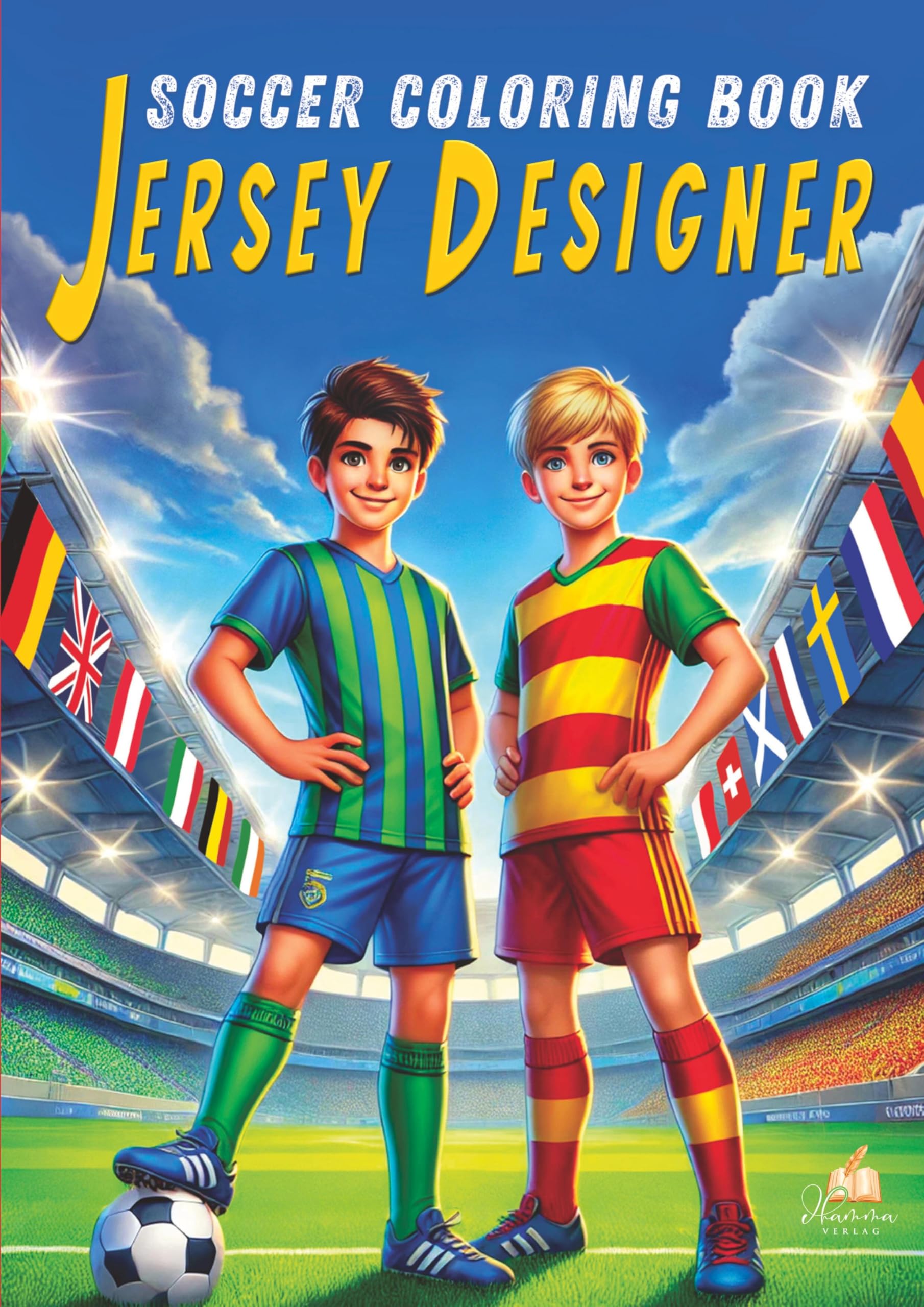 Soccer Coloring Book - Jersey Designer Social Sciences
