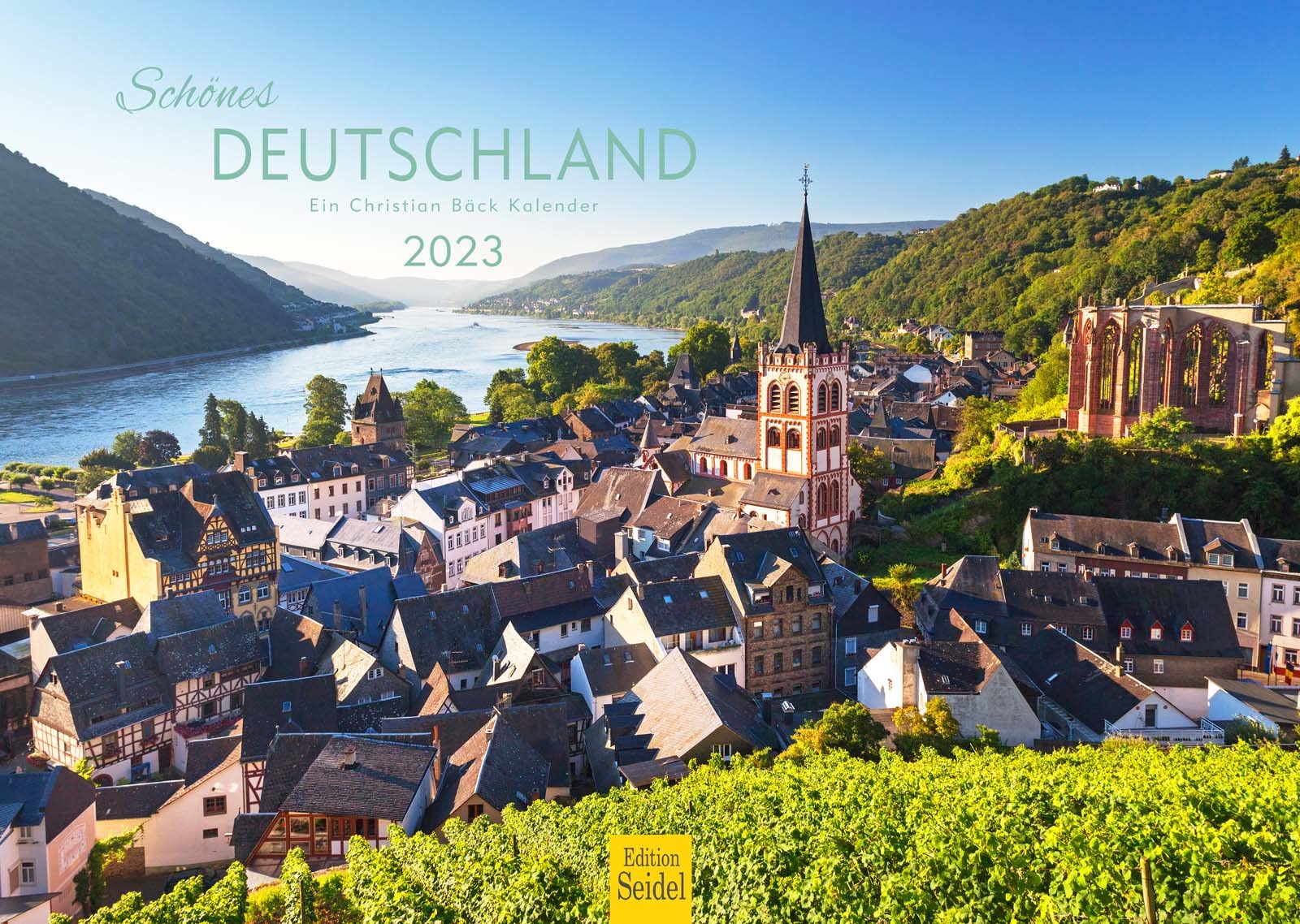 Schönes Deutschland Premium Kalender 2023 DIN A3 Wandkalender Europa Niedersachsen Bayern Schloss Hessen Frankfurt Main Schleswig-Holstein Ostsee Thüringen Berge Christian Bäck. Calendars