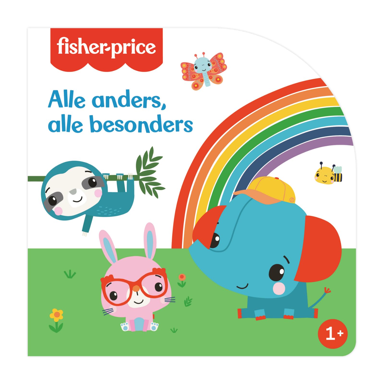 Fisher-Price Pappbilderbuch ab 1 Jahr | Thema: Alle anders, alle besonders | Mit dicken Seiten und liebevollen Reimen Non-fiction