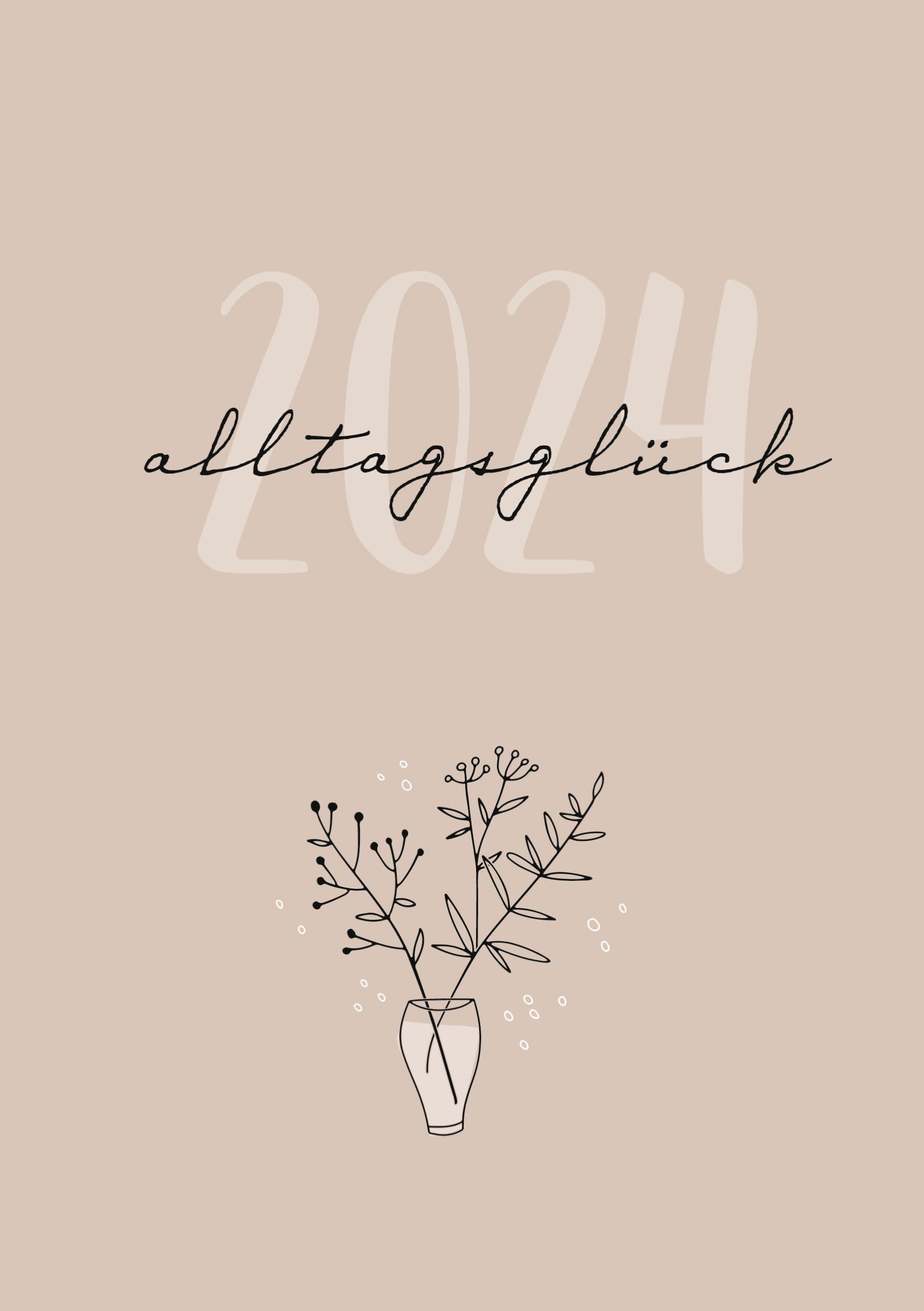 Alltagsglück 2024 - Taschenkalender Living & Furnishing