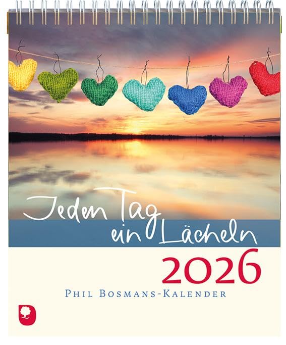 Jeden Tg ein Lächeln 2026: Phil Bosmans- Kalender Religion & Esotericism