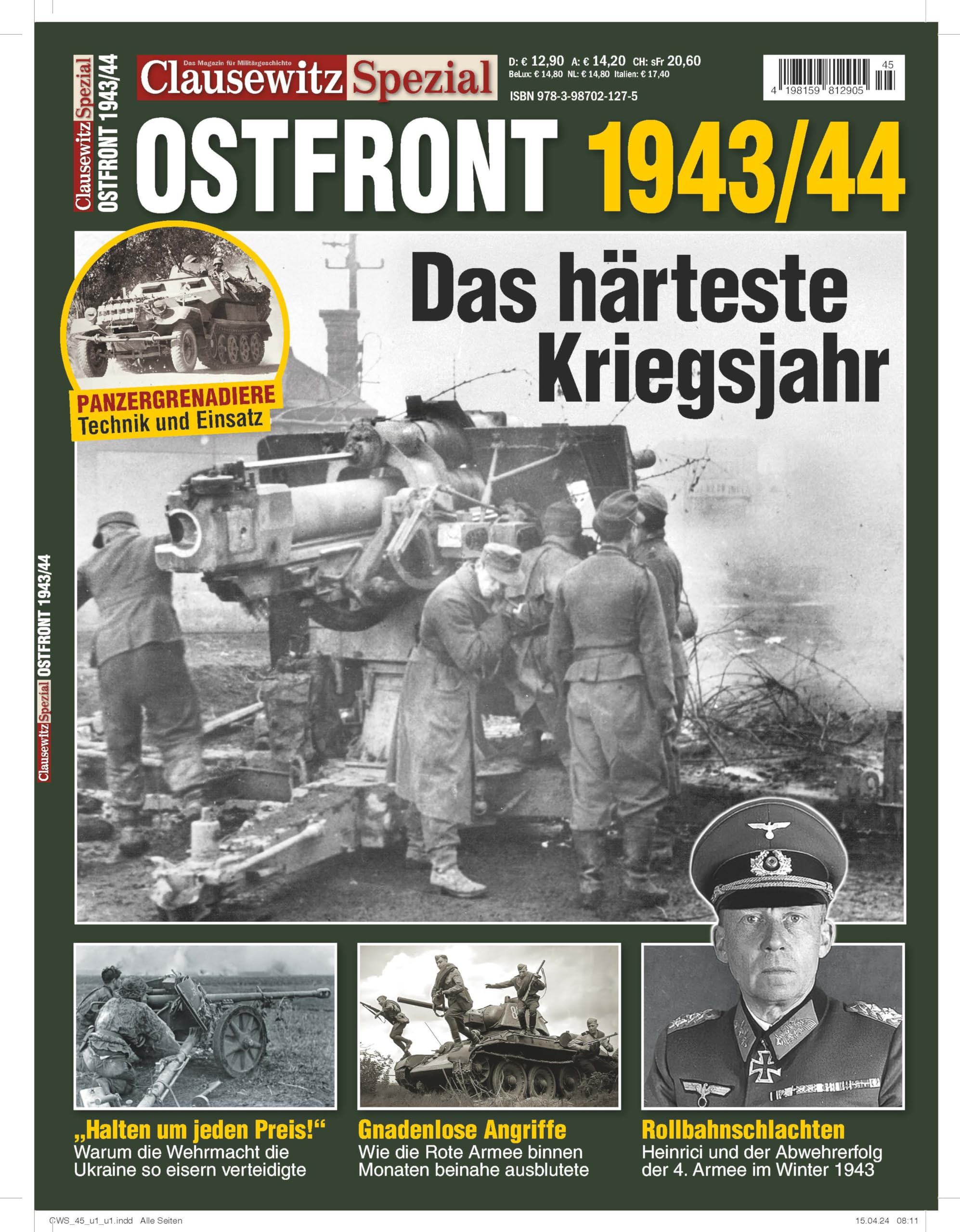 Die Ostfront 1943/44 – Das härteste Kriegsjahr: Clausewitz Spezial 45 Politics & History