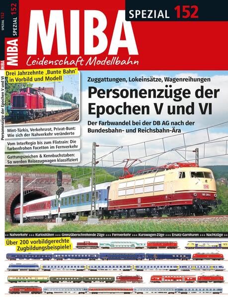 Reisezüge der Epochen V und VI: MIBA Spezial 152/2025 Leisure, Home & Garden