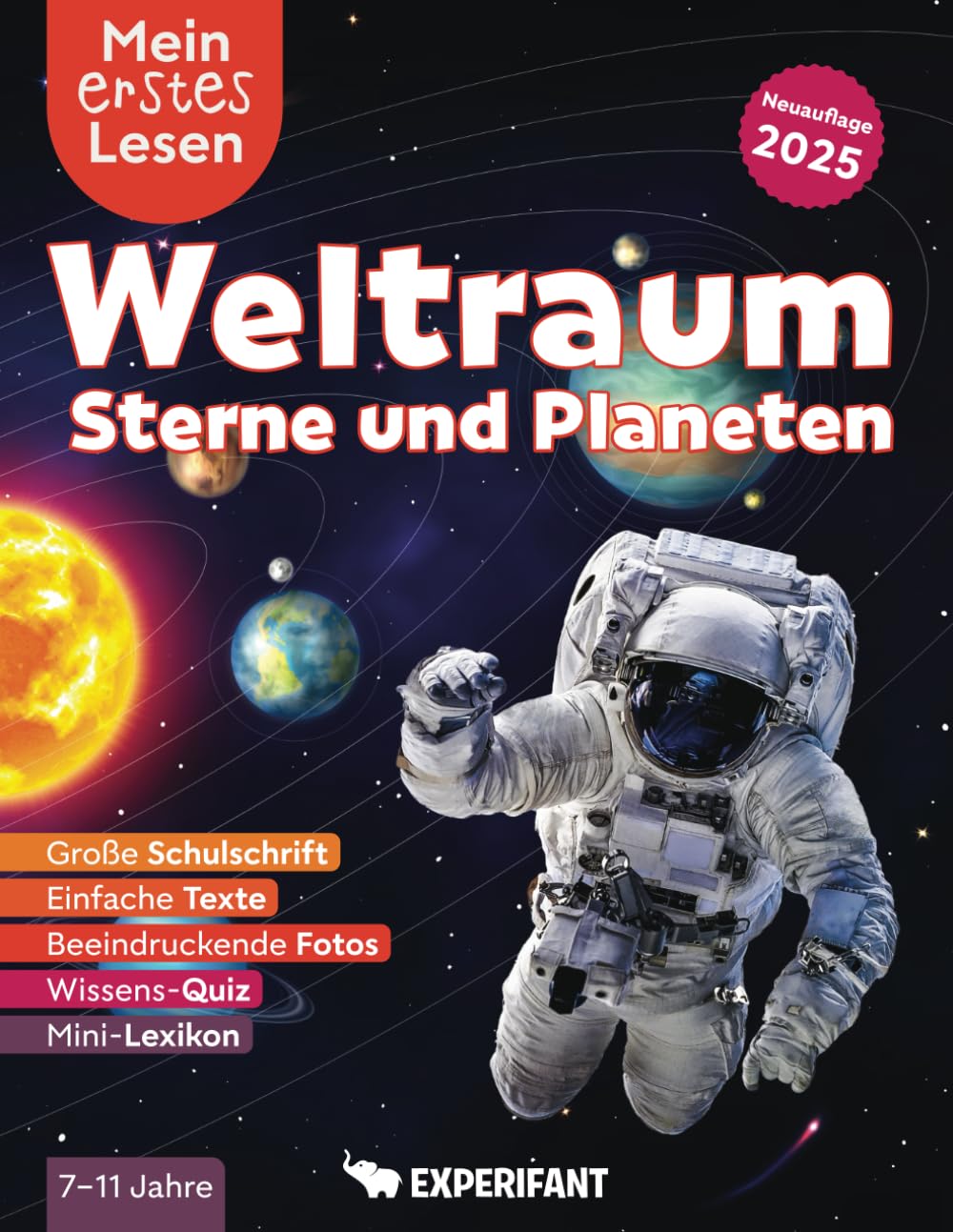 Mein erstes Lesen: Weltraum, Sterne und Planeten: Spannendes Wissen für Erstleser - Mit einfachen Texten, großer Schulschrift, beeindruckenden Fotos ... Lesen: Spannendes Wissen für Erstleser) Parents & Children