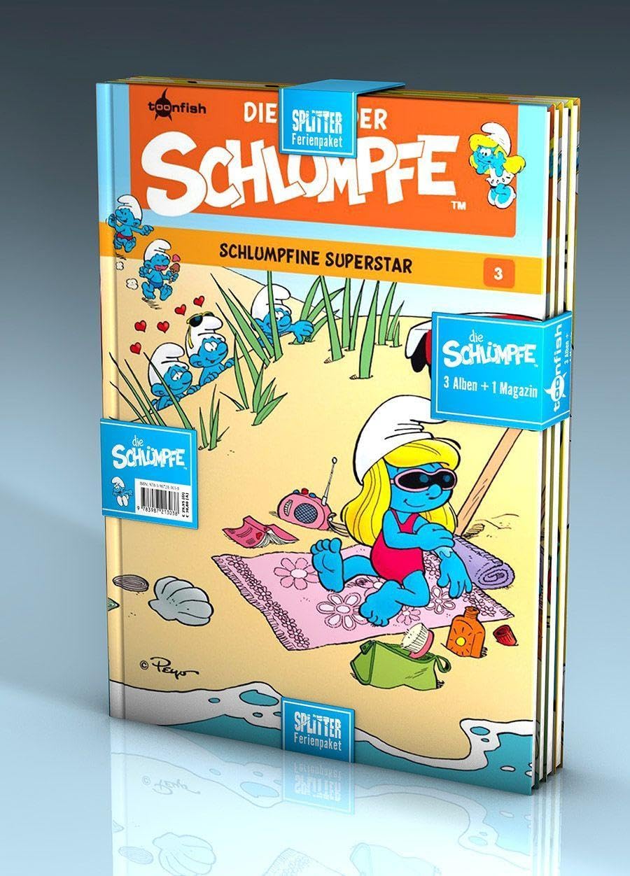Die Schlümpfe Ferienpaket: 3 Bände + 1 Magazin Manga