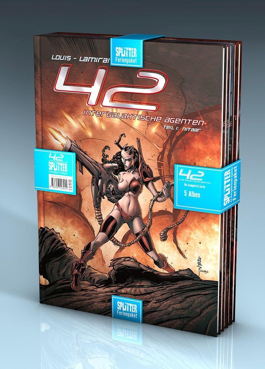 Ferienpaket 42 – Intergalaktische Agenten: Band 1 - 5: Die komplette Science-Fiction-Serie um die intergalaktische Spezialeinheit der 42 Manga