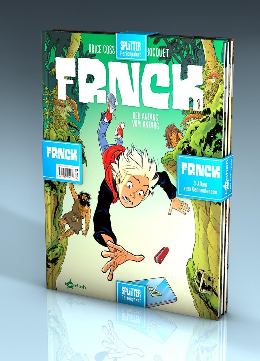 FRNCK Ferienpaket: Band 1 – 3: Die ersten 3 Bände des spannenden Zeitreise-Abenteuers in der Urzeit in einem Paket! Manga