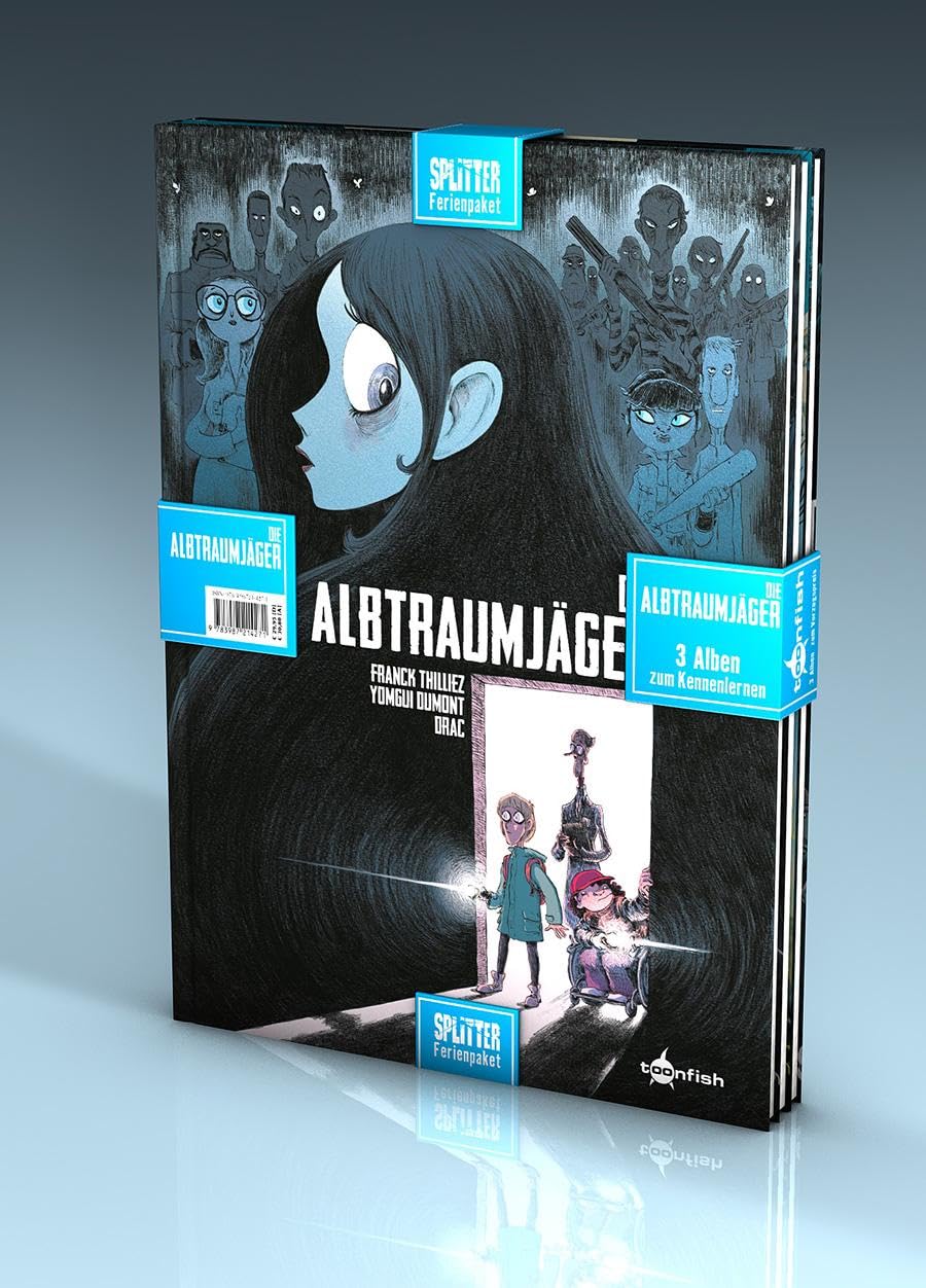 Die Albtraumjäger Ferienpaket: Band 1 – 3: Die ersten 3 Bände der düsteren Krimi-Comicserie für junge Leserinnen und Leser Manga