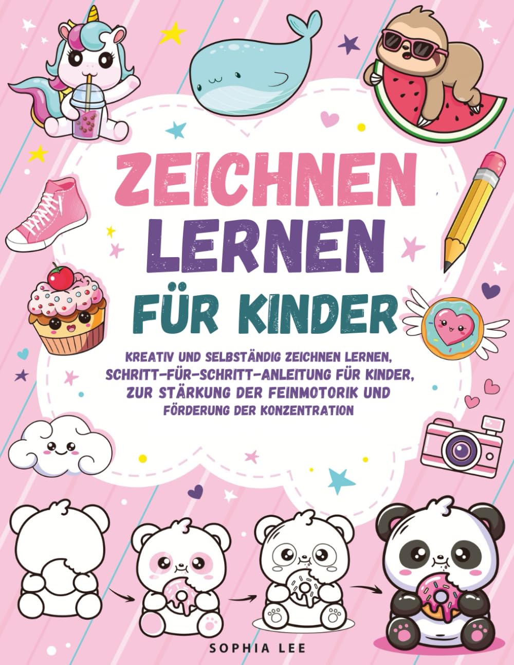 Zeichnen lernen für Kinder – Kreativ und selbständig zeichnen lernen, Schritt-für-Schritt-Anleitung für Kinder, zur Stärkung der Feinmotorik und Förderung der Konzentration Architecture