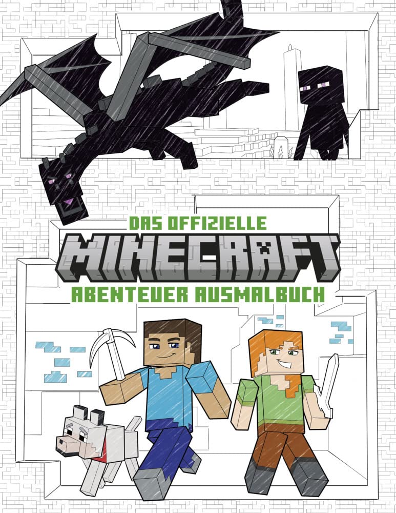 Das offizielle Minecraft-Abenteuer-Ausmalbuch Media & Communication