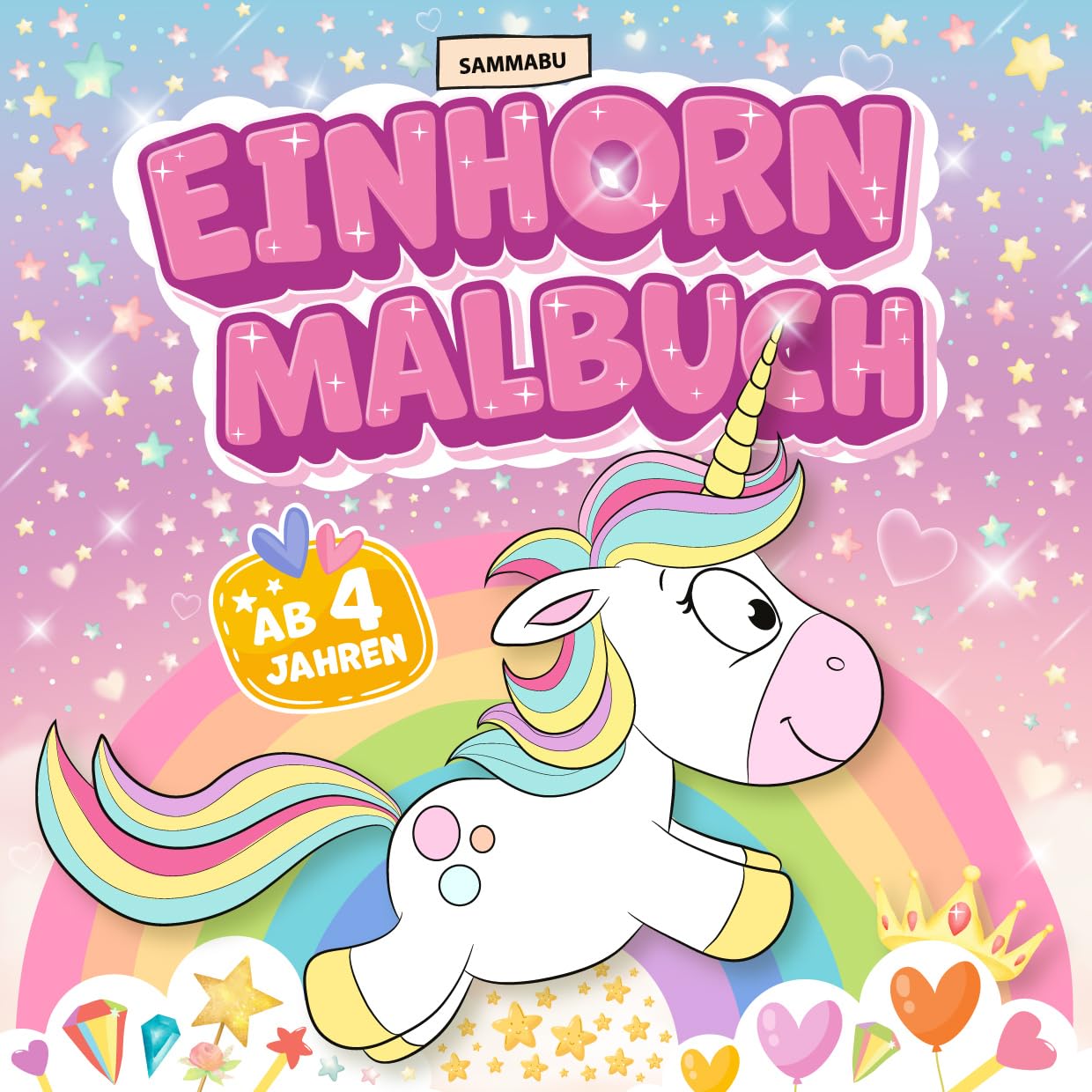 Einhorn-Malbuch - Für Kinder ab 4 Jahren Film, Art & Culture