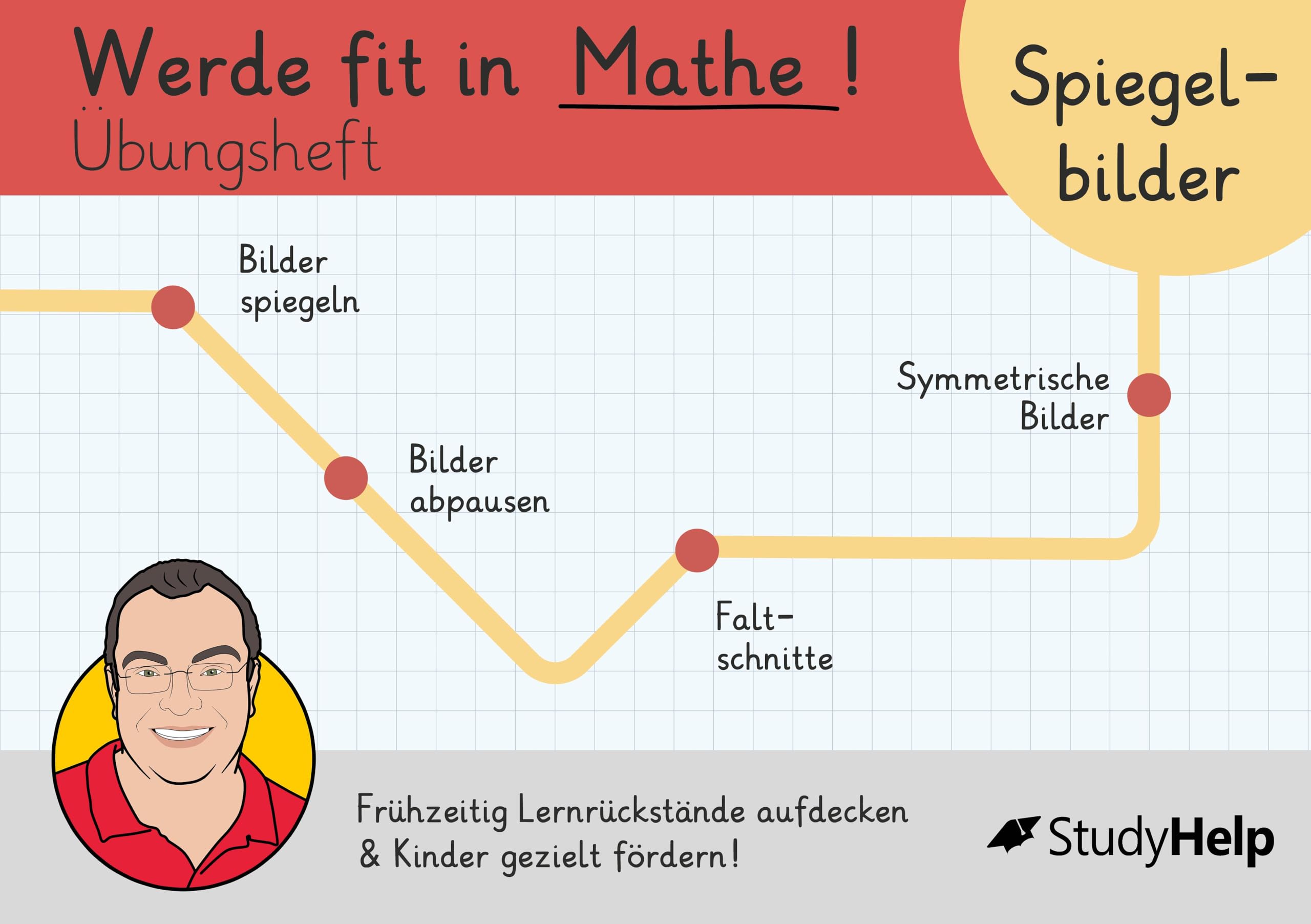 Werde fit in Mathe - Spiegelbilder: Übungsheft für die 2. Klasse Books