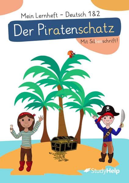 Deutsch Klasse 1 & 2 Übungsheft - Der Piratenschatz: Schreibanlässe, Übungen und Rätsel Study Guides