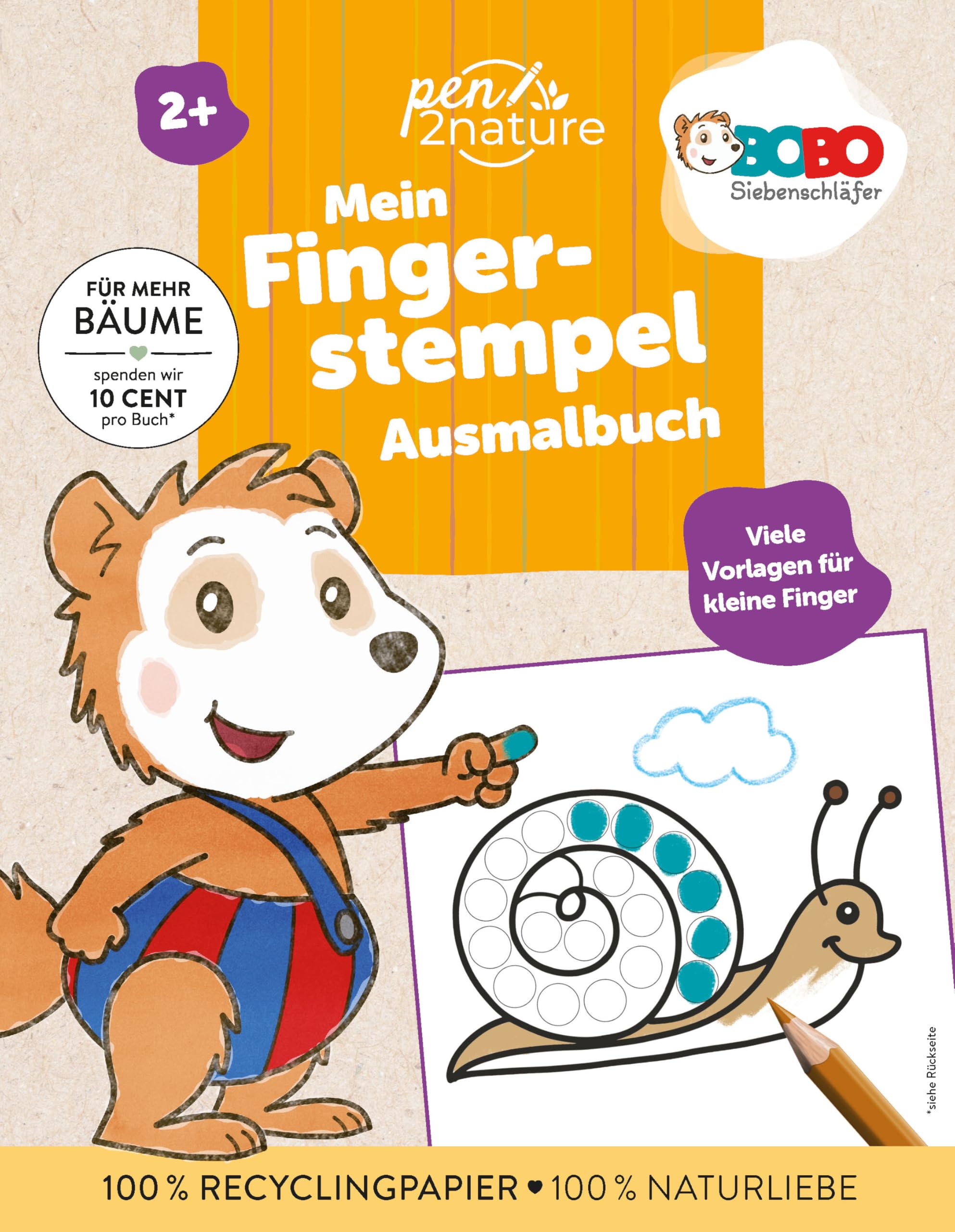 Bobo Siebenschläfer Mein Fingerstempel-Ausmalbuch Arts & Music