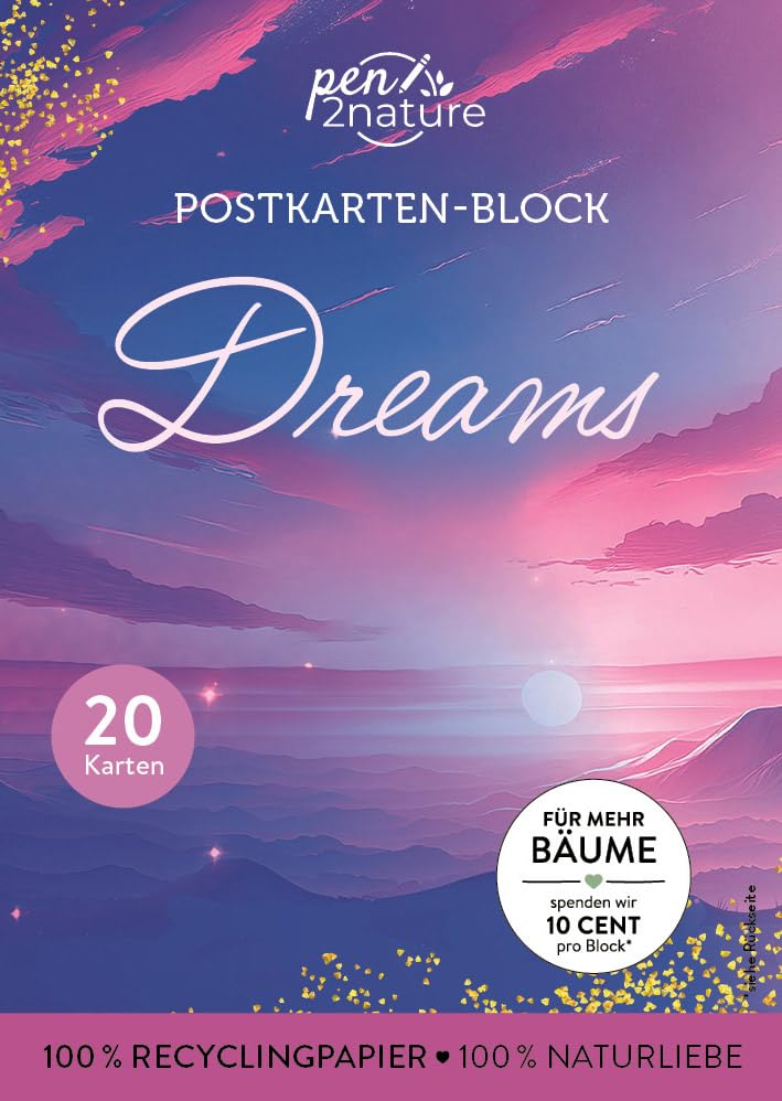 Postkartenblock Dreams Contemporary literature Books