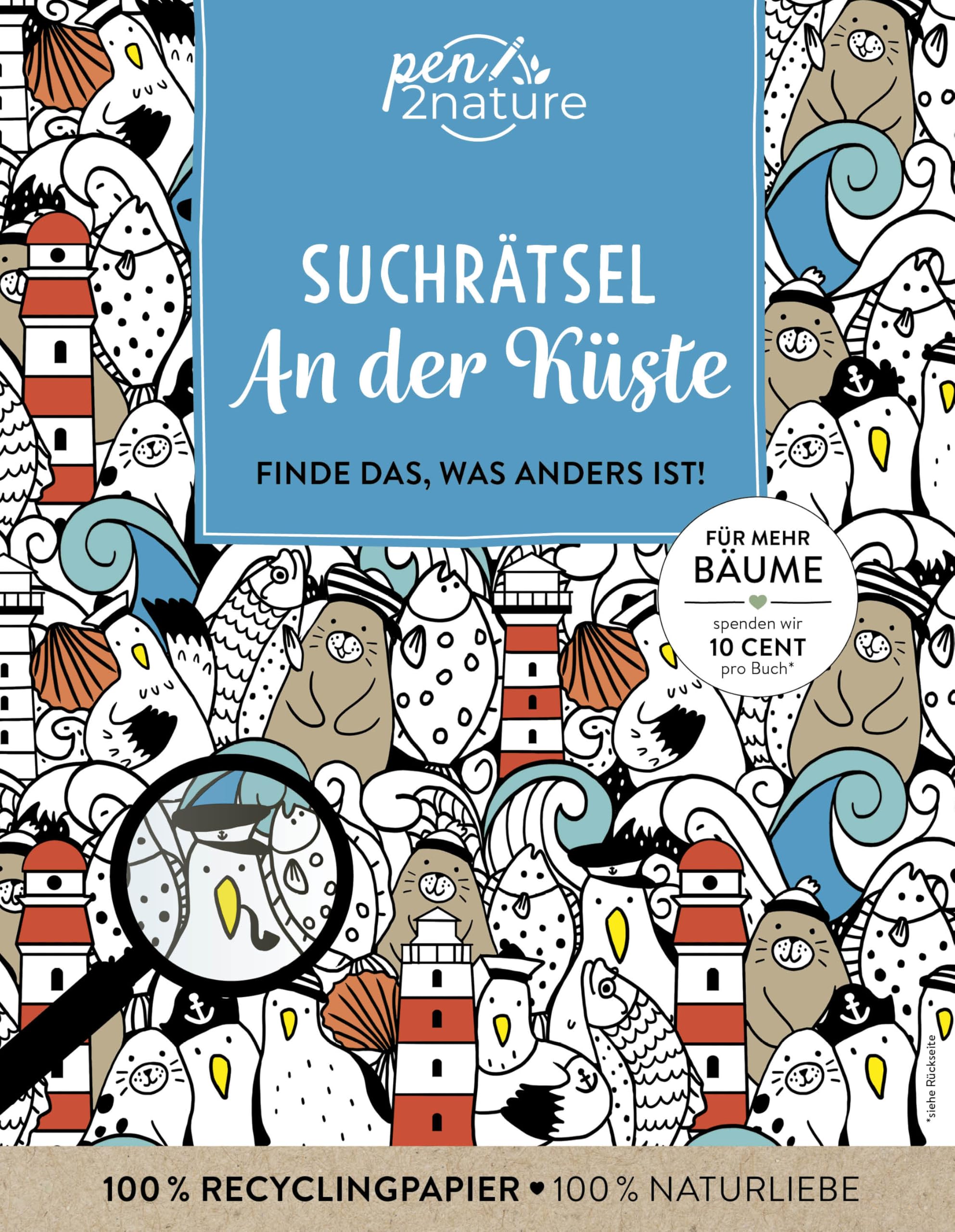 Suchrätsel An der Küste Leisure & Fun Books