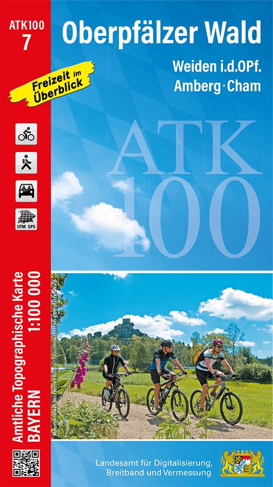 ATK100-7 Oberpfälzer Wald (Amtliche Topographische Karte 1:100000) Leisure, Home & Garden
